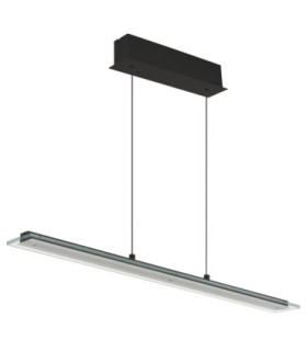 Novak Integrated LED Bar Pendant Ceiling Light Matt Black 3000-4000-6500K-2