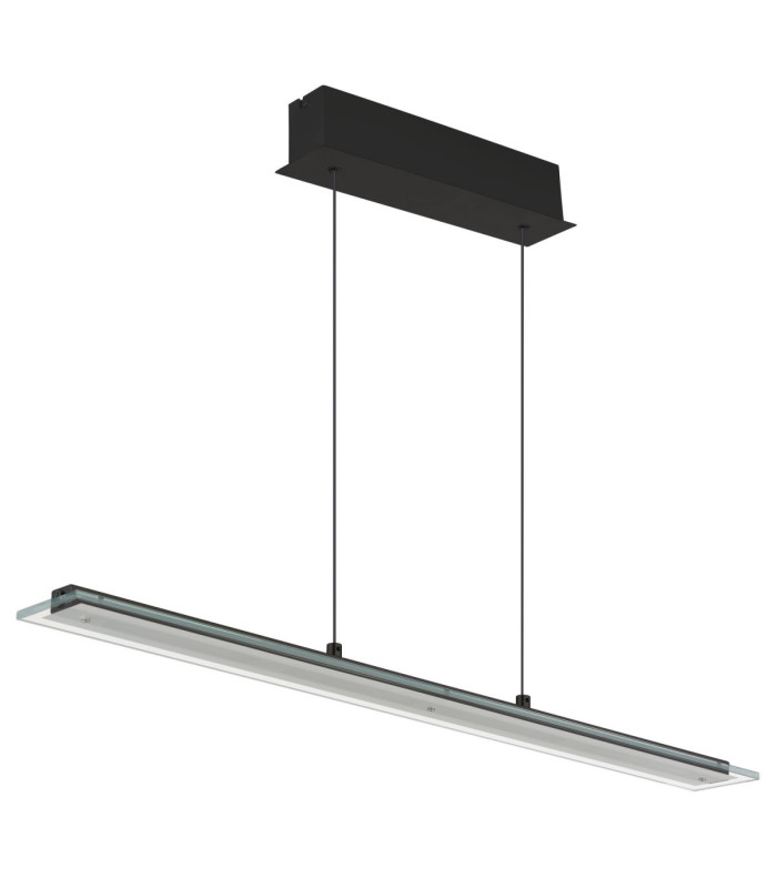 Novak Integrated LED Bar Pendant Ceiling Light Matt Black 3000-4000-6500K-2