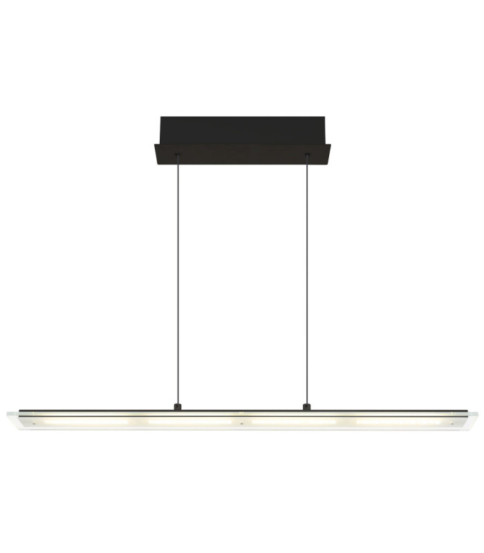 Novak Integrated LED Bar Pendant Ceiling Light Matt Black 3000-4000-6500K-3