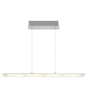 Novak 88cm Integrated LED Bar Pendant Ceiling Light Matt Nickel 3000-4000-6500K-3