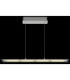 Novak 88cm Integrated LED Bar Pendant Ceiling Light Matt Nickel 3000-4000-6500K-6