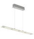 Novak 88cm Integrated LED Bar Pendant Ceiling Light Matt Nickel 3000-4000-6500K-11