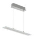 Novak 64cm Integrated LED Bar Pendant Ceiling Light Matt Nickel 3000-4000-6500K-2