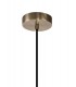 Large Caged Ceiling Pendant, 1 x E27, Antique Brass - 4