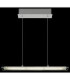 Novak 64cm Integrated LED Bar Pendant Ceiling Light Matt Nickel 3000-4000-6500K-6