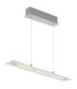 Novak 64cm Integrated LED Bar Pendant Ceiling Light Matt Nickel 3000-4000-6500K-11