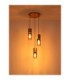 Annika Cluster Pendant Ceiling Light Matt Cappuccino Colour  3x E27-4
