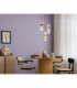 Annika Cluster Pendant Ceiling Light Matt Cappuccino Colour  3x E27-5