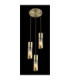 Annika Cluster Pendant Ceiling Light Brass Colour  3x E27-4