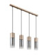 Annika Bar Pendant Ceiling Light Matt Cappuccino Colour  4x E27-2