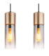 Annika Bar Pendant Ceiling Light Matt Cappuccino Colour  4x E27-4