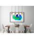 Annika Bar Pendant Ceiling Light Matt Cappuccino Colour  4x E27-6