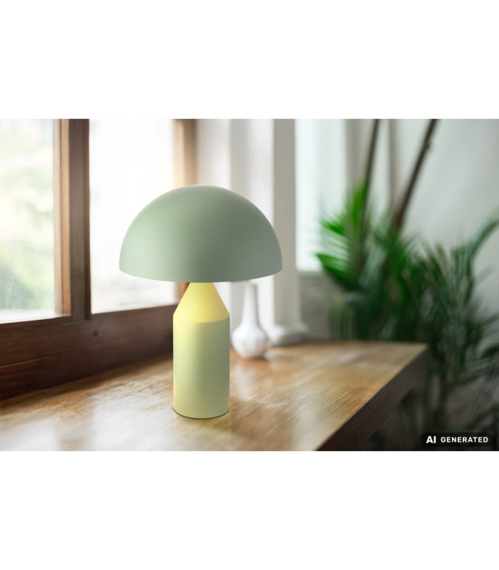 Atoma Table Lamp Matt Pale Green 2x E27-5