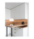 Snowflake Integrated LED Table Lamp Matt Nickel 3000K-2