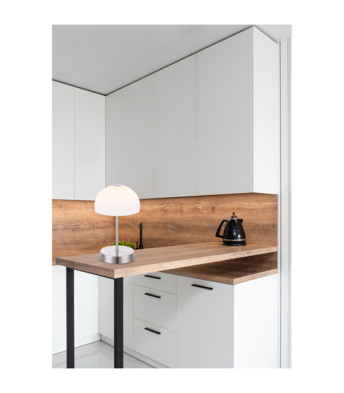 Snowflake Integrated LED Table Lamp Matt Nickel 3000K-2