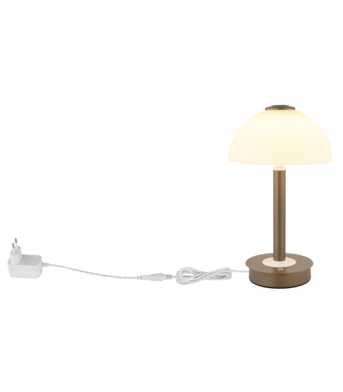 Uldin Integrated LED Table Lamp Matt Coffee Colour 3000K-5