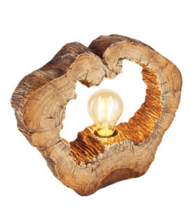 Vinzenz Table Lamp Wood Look 1x E27-1