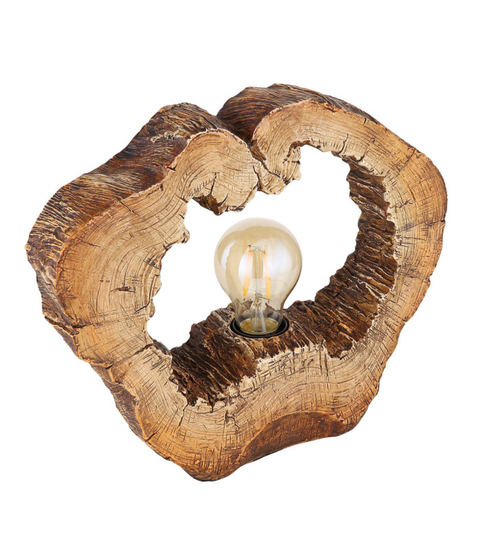 Vinzenz Table Lamp Wood Look 1x E27-2