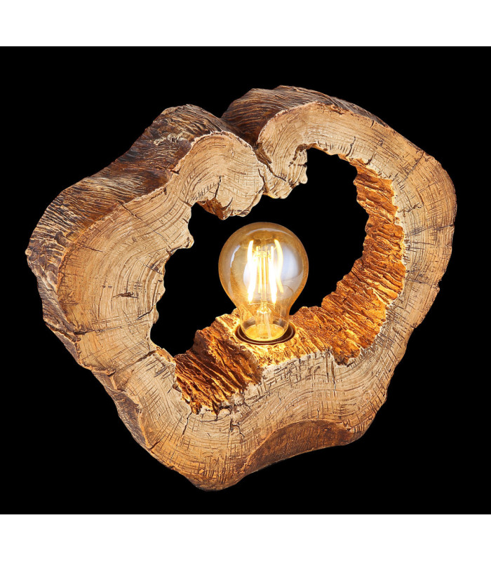 Vinzenz Table Lamp Wood Look 1x E27-5