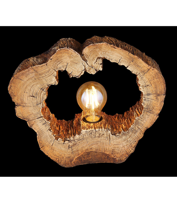 Vinzenz Table Lamp Wood Look 1x E27-6