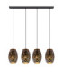 Narri Bar Pendant Ceiling Light Gold Colours 4x E27-1