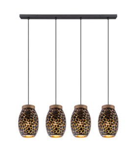 Narri Bar Pendant Ceiling Light Gold Colours 4x E27-1