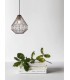 Small Caged Ceiling Pendant, 1 x E27, Antique Copper, Black - 3