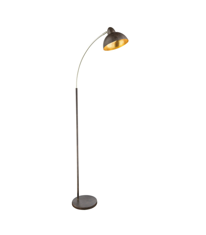 Anita Arc Floor Lamp Rust Colour  1x E27-2