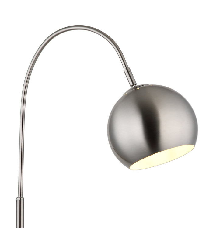 Benno Arc Floor Lamp Chrome 1x E27-3