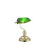 Antique I Bankers Table Lamp Brass Colour  1x E27-5