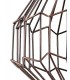 Small Caged Ceiling Pendant, 1 x E27, Antique Copper, Black - 9