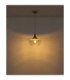 Arola Dome Pendant Ceiling Light Matt Sand Colour  1x E27-5