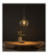 Arola Dome Pendant Ceiling Light Matt Sand Colour  1x E27-7