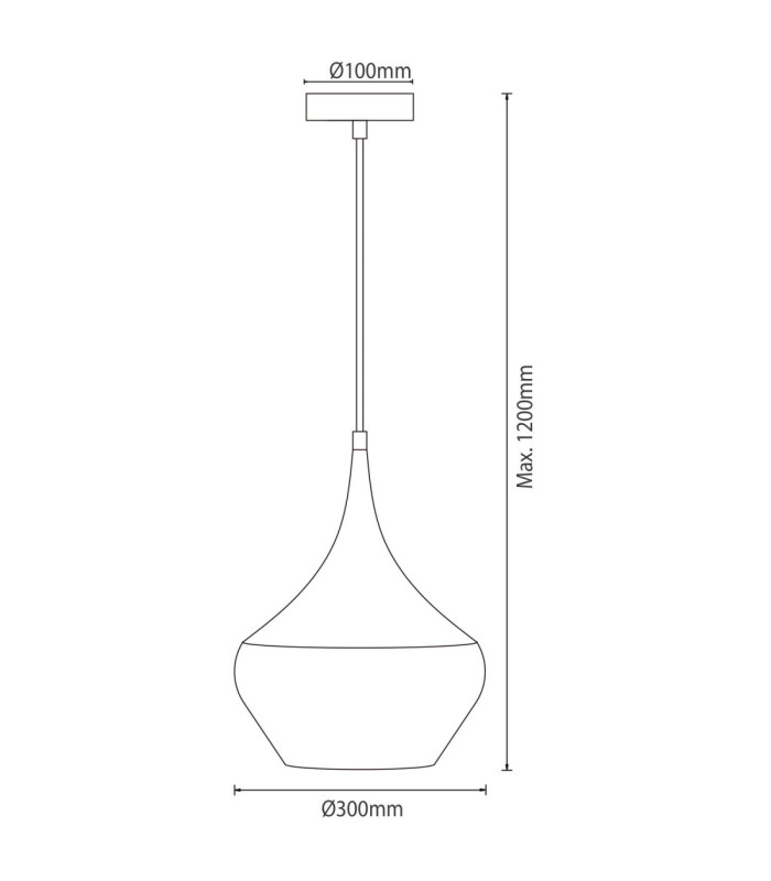 Arola Dome Pendant Ceiling Light Matt Sand Colour  1x E27-8