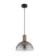 Romy Dome Pendant Ceiling Light Matt Black 1x E27-2