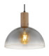 Romy Dome Pendant Ceiling Light Matt Black 1x E27-3
