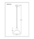 Romy Dome Pendant Ceiling Light Matt Black 1x E27-6