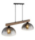 Romy Bar Pendant Ceiling Light Matt Black 2x E27-4