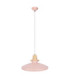 Carin Dome Pendant Ceiling Light Pink 1x E27