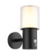 Compton Outdoor Modern Wall Lamp Matt Black 1x E27-1