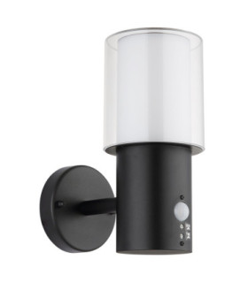 Compton Outdoor Modern Wall Lamp Matt Black 1x E27-2