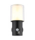 Compton Outdoor Modern Wall Lamp Matt Black 1x E27-3