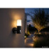 Compton Outdoor Modern Wall Lamp Matt Black 1x E27-8