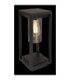 Candela Outdoor Pedestal Light Matt Black 1x E27-5