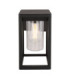 Candela Outdoor Wall Lantern Matt Black 1x E27-3