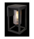 Candela Outdoor Wall Lantern Matt Black 1x E27-4