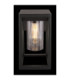 Candela Outdoor Wall Lantern Matt Black 1x E27-5
