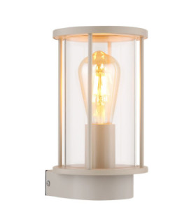 Gracey Outdoor Wall Lantern Matt Sand Colour  1x E27-1