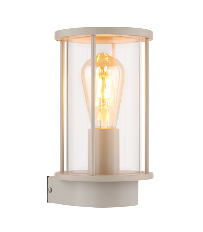 Gracey Outdoor Wall Lantern Matt Sand Colour  1x E27-1
