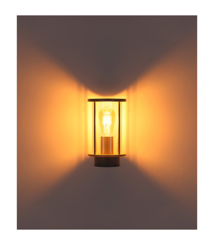 Gracey Outdoor Wall Lantern Matt Sand Colour  1x E27-7